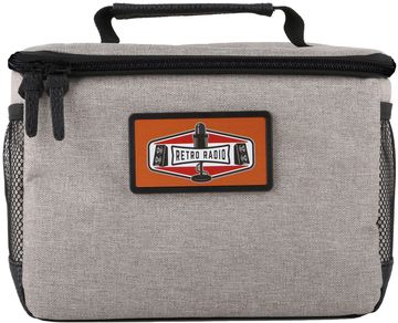 The Best Heathered Insulated Lunch Tote 6 Can Cooler - 10" W x 7" H